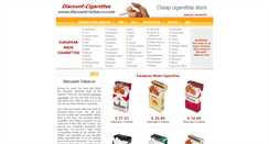Desktop Screenshot of discount-tobacco.com